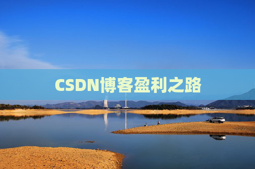CSDN博客盈利之路